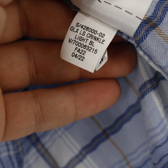 NWT Banana Republic shirt Men's XS Crinkle Slim Fit Untucked lightweight casual - Picture 8 of 12